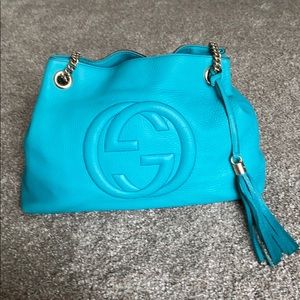 Gucci soho medium chain leather shoulder bag
